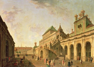 El terreno del Boyar en el Kremlin de Moscú, 1801 de Fedor Yakovlevich Alekseev